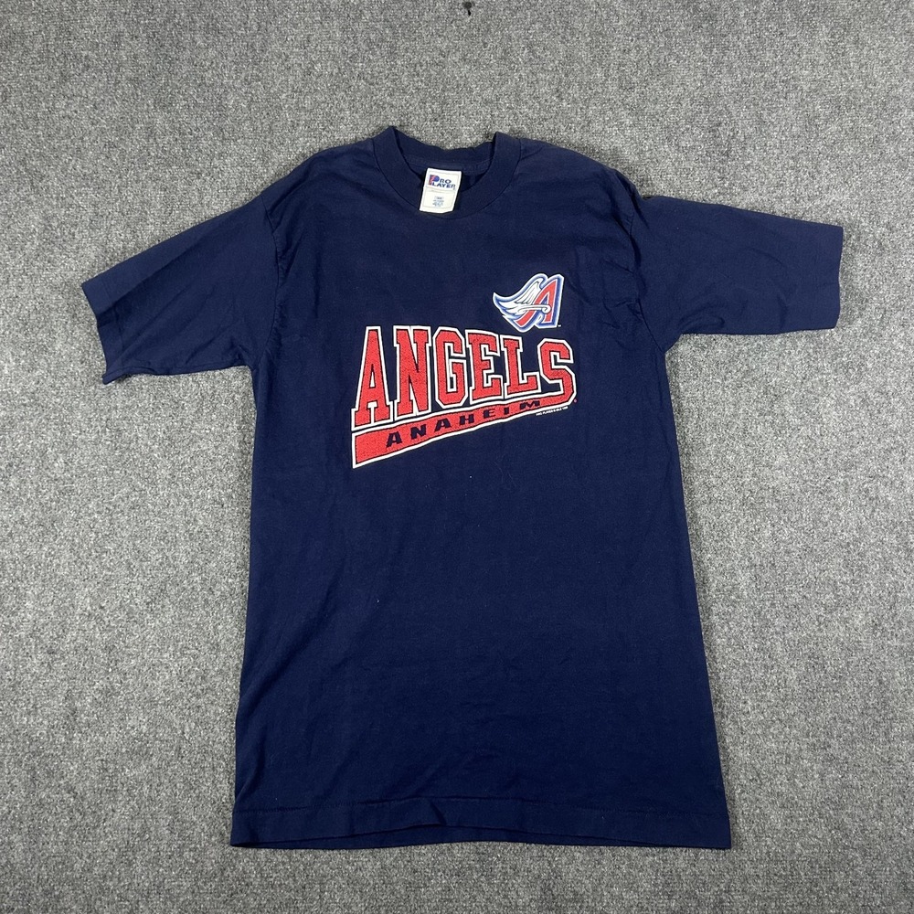 Vintage Pro Player Anaheim Angels Blue Shirt XL Boys 18/20 #2944